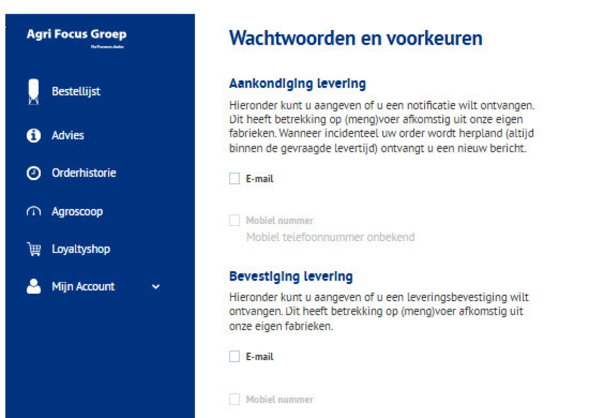 My FF tijdnotificatie